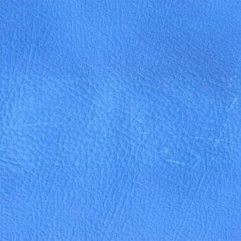 Blue leather texture with a dense grain pattern, exhibiting irregular lines and subtle undulations across a matte, flexible surface.